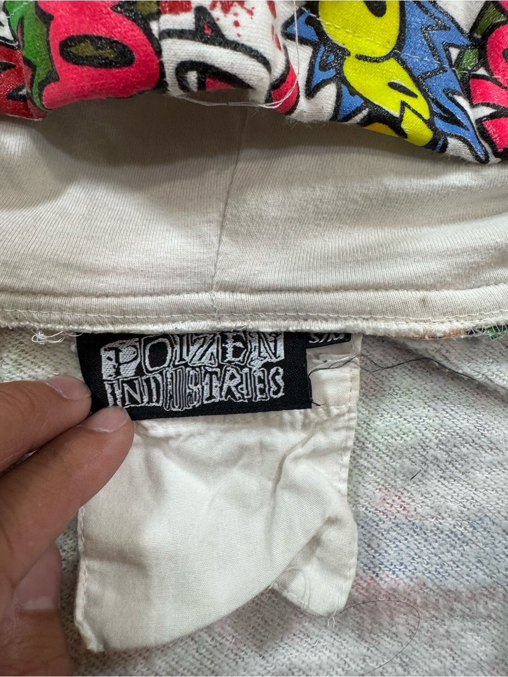 Graphic Comic-Print Hoodie Jacket - Multicolor - Picture 5 of 10
